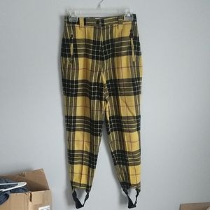 Vintage Benetton Plaid Stirrup Pants